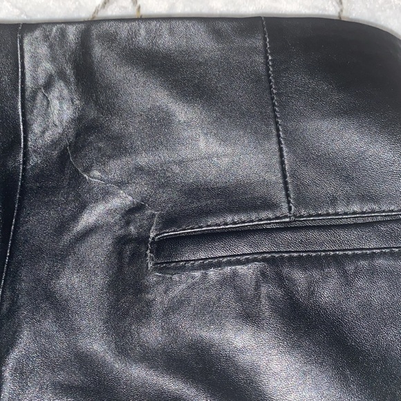 LAMARQUE ADELINE LEATHER JEANS - Picture 6 of 11